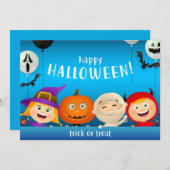 Happy Halloween Feestdagenkaart (Voorkant / Achterkant)