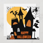 Happy Halloween Feestdagenkaart (Voorkant / Achterkant)