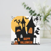 Happy Halloween Feestdagenkaart (Staand voorkant)