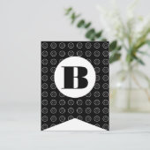 Happy Halloween Flag Bunting Banner Post Card Briefkaart (Staand voorkant)