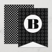 Happy Halloween Flag Bunting Banner Post Card Briefkaart (Voorkant / Achterkant)