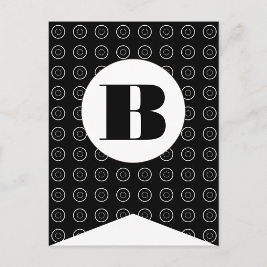 Happy Halloween Flag Bunting Banner Post Card Briefkaart (Voorkant)