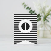 Happy Halloween Flag Bunting Banner Post Card Briefkaart (Staand voorkant)