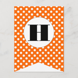 Happy Halloween Flag Bunting Banner Post Kaart