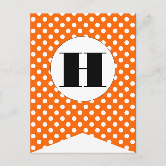 Happy Halloween Flag Bunting Banner Post Kaart (Voorkant)