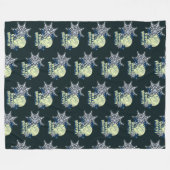 Happy Halloween Fleece Deken (Voorkant (Horizontaal))