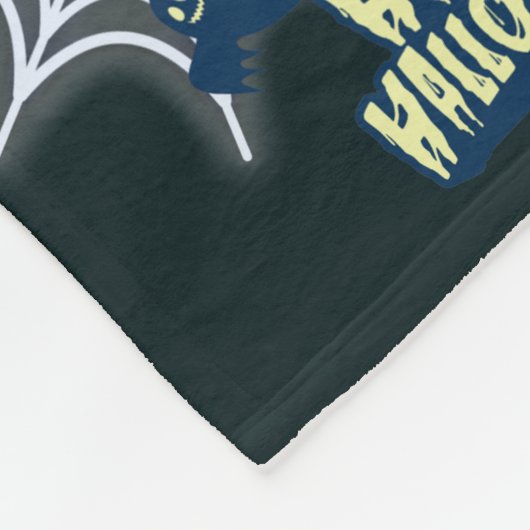 Happy Halloween Fleece Deken (Hoek)