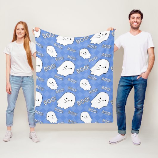 Happy Halloween Fleece Deken (In situ)