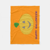 Happy Halloween Fleece Deken (Voorkant)
