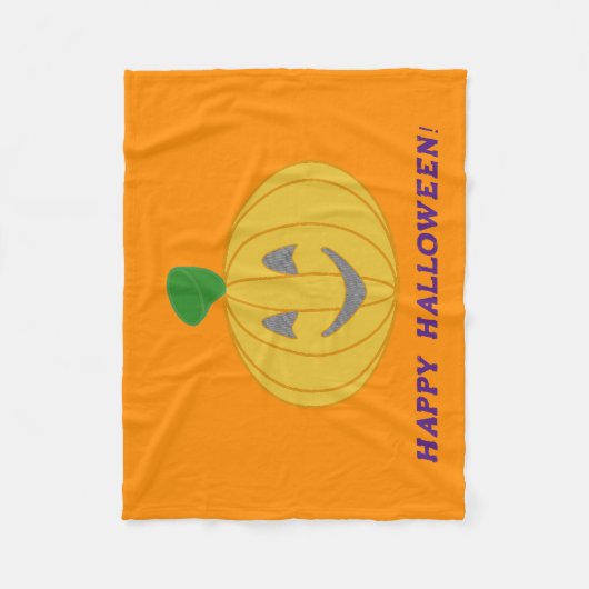 Happy Halloween Fleece Deken (Voorkant)