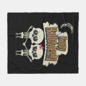 Happy Halloween Fleece Deken (Voorkant (Horizontaal))
