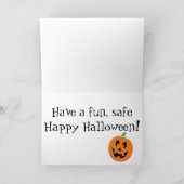 Happy Halloween! Folded Greeting Card Kaart (Binnen)