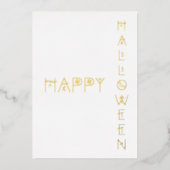 Happy Halloween Folie Kaart (Voorkant)