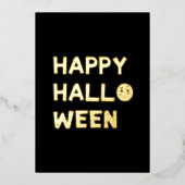 Happy Halloween Folie Kaart (Voorkant)
