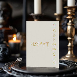Happy Halloween Folie Kaart