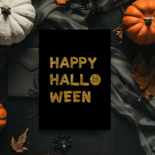 Happy Halloween Folie Kaart