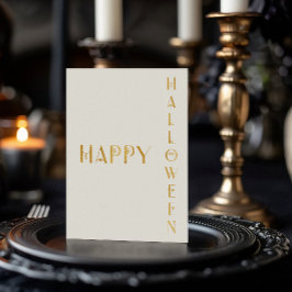 Happy Halloween Folie Kaart