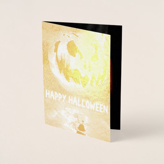 HAPPY HALLOWEEN FOLIE KAARTEN (Voorkant)