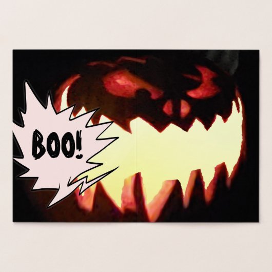 HAPPY HALLOWEEN FOLIE KAARTEN (Binnen)