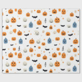 Happy Halloween for babyes white Cadeaupapier (Vlak)