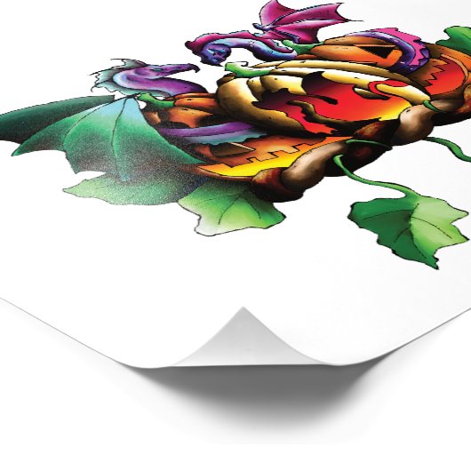 Happy Halloween! Foto Afdruk (Hoek)