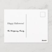 Happy Halloween Foto Briefkaart (Achterkant)