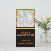 Happy Halloween-fotokaart Feestdagenkaart (Staand voorkant)
