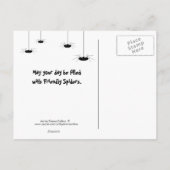 Happy Halloween Frankenstein Briefkaart (Achterkant)