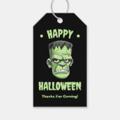 Happy Halloween Frankenstein Cadeaulabel (Voorkant)