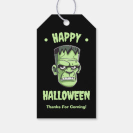 Happy Halloween Frankenstein Cadeaulabel