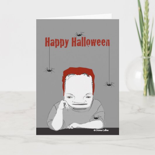 Happy Halloween Frankenstein Kaart (Voorkant)