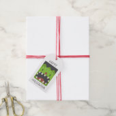 Happy Halloween Frankenstein Monster Face Cadeaulabel (Met Touw)