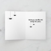 Happy Halloween Frankenstein Spider Kaart (Binnen)