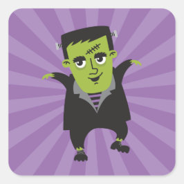 Happy Halloween Frankenstein Sticker