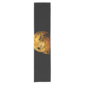 Happy Halloween Full Moon Korte Tafelloper (Voorkant)