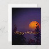 Happy Halloween Full Moon-opkomst (Voorkant / Achterkant)