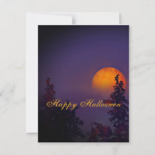Happy Halloween Full Moon-opkomst