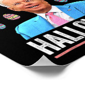 Happy Halloween Fun Biden Bunny Eggs voor Hallowee Poster (Hoek)