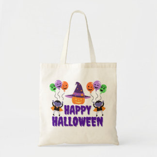 Happy Halloween Fun Canvas tas