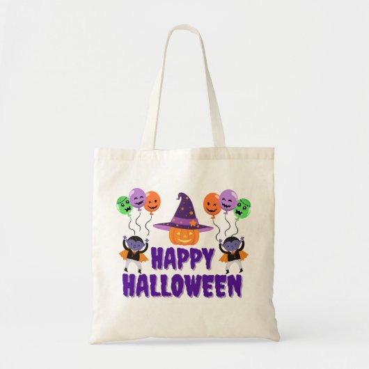 Happy Halloween Fun Canvas tas (Voorkant)