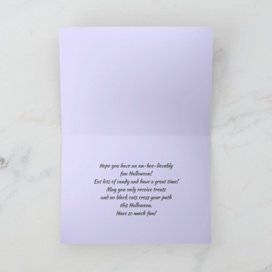 Happy Halloween. Fun Ghost, Jack O'Lantern Kaart (Binnen)