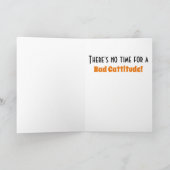 Happy Halloween Funny Cat Costume Humor Kaart (Binnen)