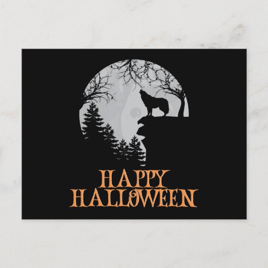 Happy Halloween Funny Creepy Character Briefkaart (Voorkant)