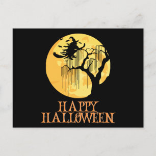 Happy Halloween Funny Creepy Character Briefkaart