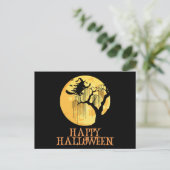 Happy Halloween Funny Creepy Character Briefkaart (Staand voorkant)