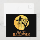 Happy Halloween Funny Creepy Character Briefkaart (Voorkant / Achterkant)