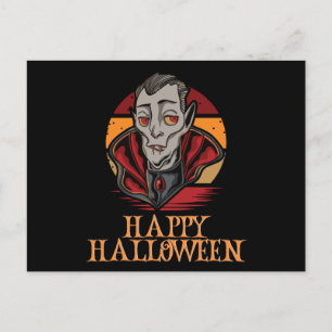 Happy Halloween Funny Creepy Character Briefkaart