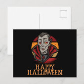 Happy Halloween Funny Creepy Character Briefkaart (Voorkant / Achterkant)