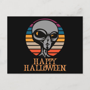 Happy Halloween Funny Creepy Character Briefkaart
