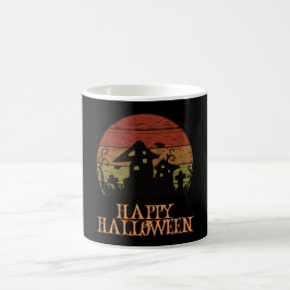 Happy Halloween Funny Creepy Character Koffiemok